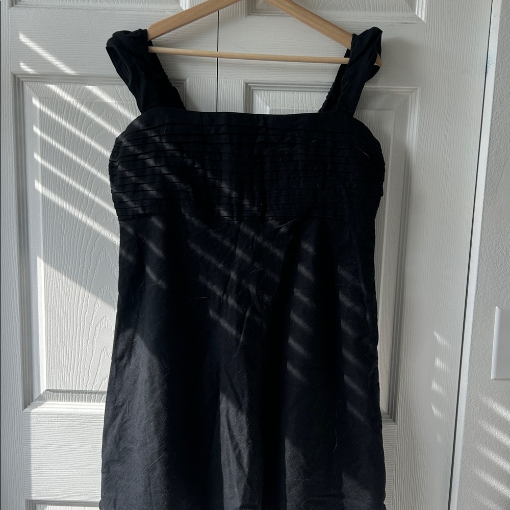 Abercrombie & Fitch Black Textured Dress